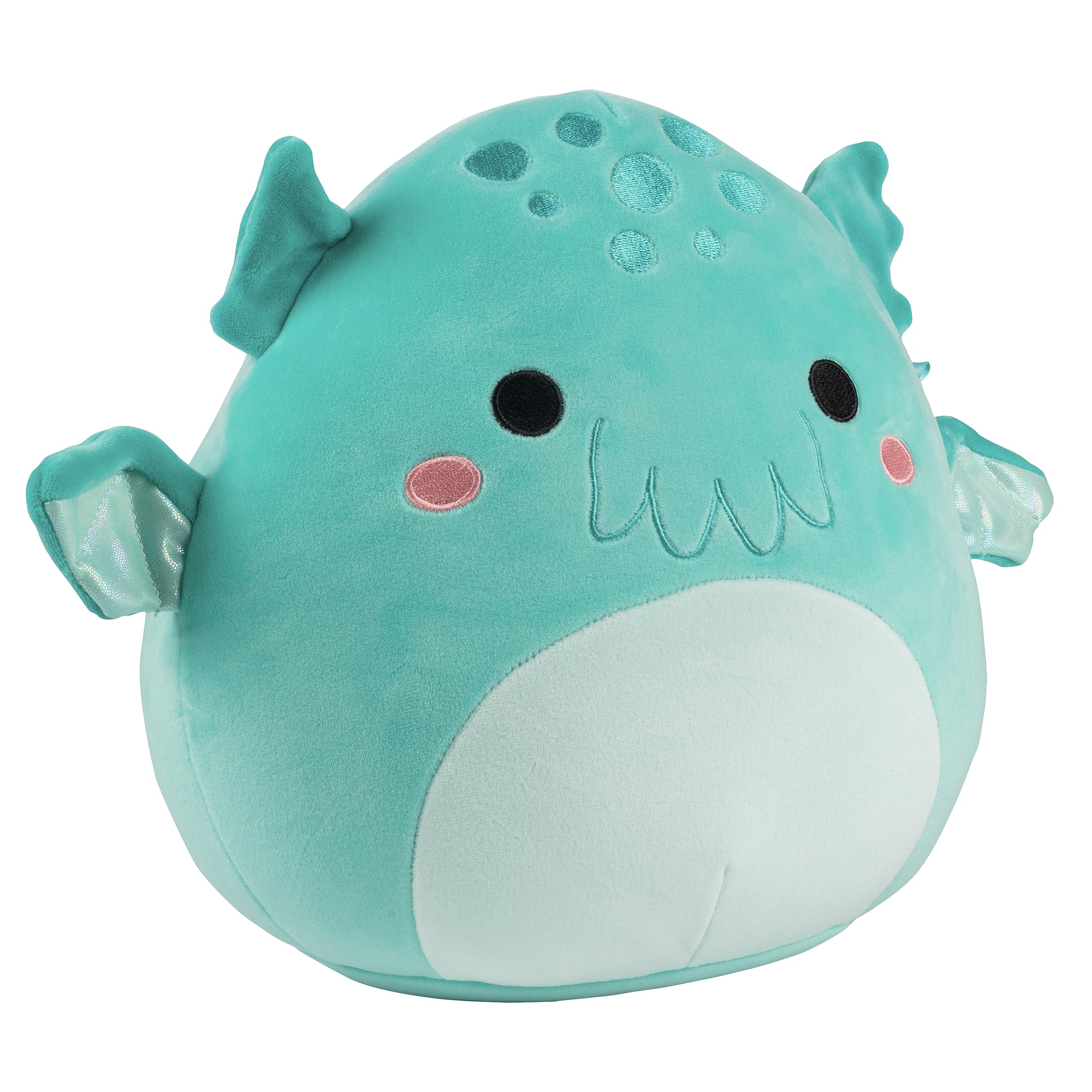 Squishmallows Theotto Cthulhu 10-inch side view plush for portable comfort on the go.
