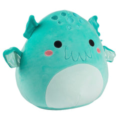 Squishmallows Theotto Cthulhu 10-inch side view plush for portable comfort on the go.