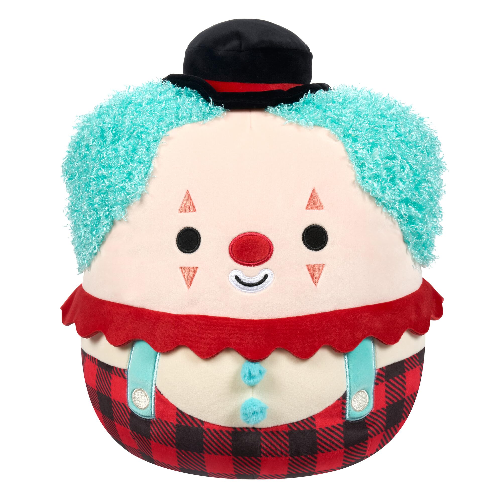 Squishmallows Ukee front view with teal hair invites cuddles and display.