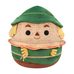 Squishmallows Wizard of Oz Scarecrow front view shows ultra-soft cuddle-ready texture.