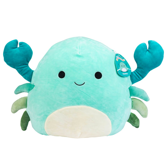 Squishmallows Xandra Crab 14-inch plush, cuddly buddy for kids' playtime and bedtime