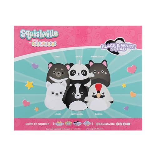 Squishville Bambalina 2-inch plush, black cat for gifts and decor