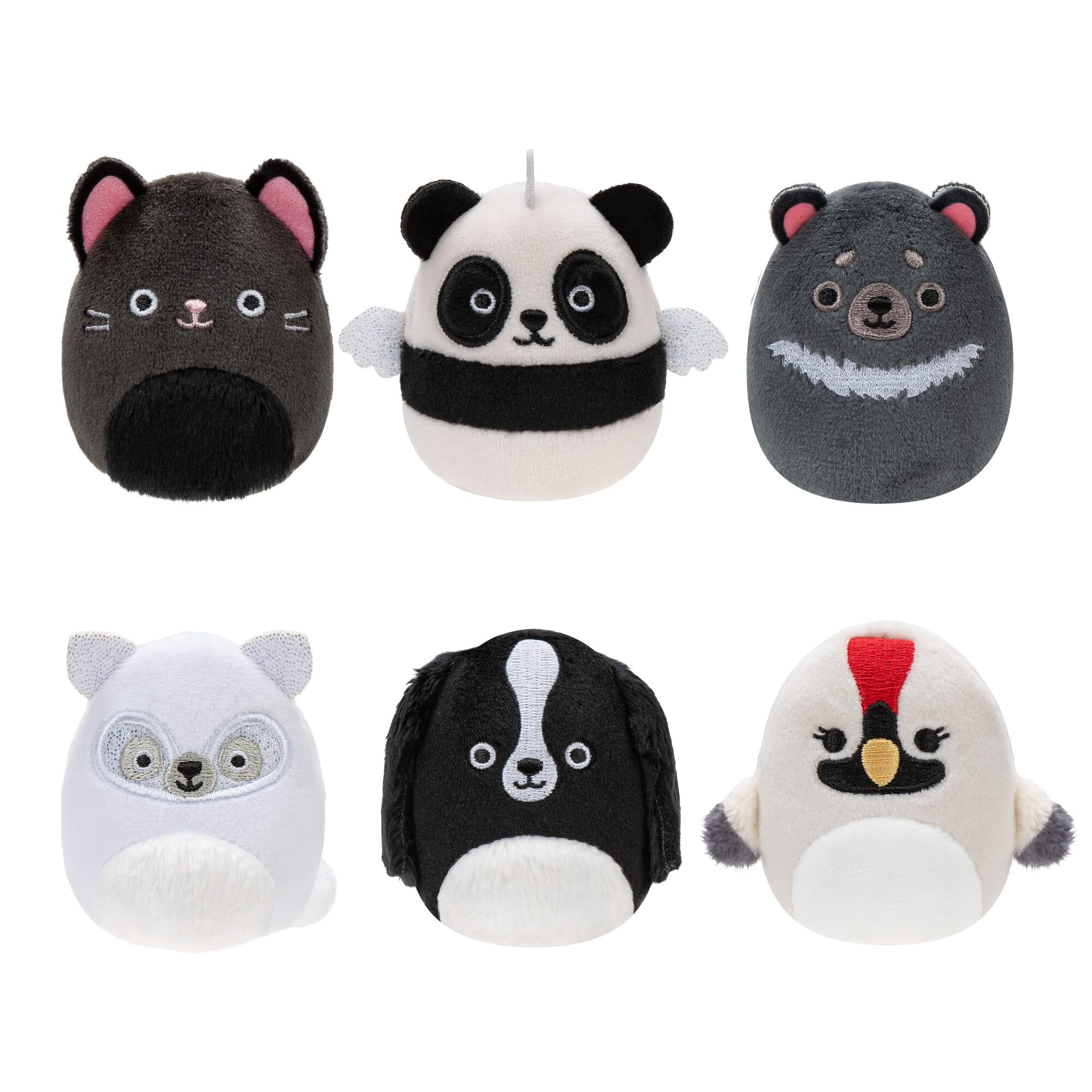 Squishville Tajo 2-inch plush with bold black fur, ideal for cuddles
