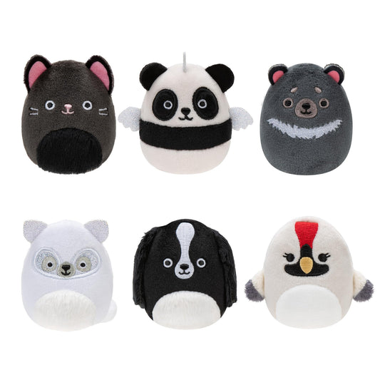 Squishville Tajo 2-inch plush with bold black fur, ideal for cuddles