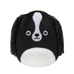 Close-up of Squishville 2-inch plush, showing soft fabric