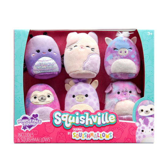 Squishville Bashira 2-inch plush cuddle partner and display friendly