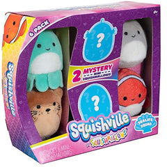 Squishville Sealife collectible plush, display-worthy on shelves or beds.