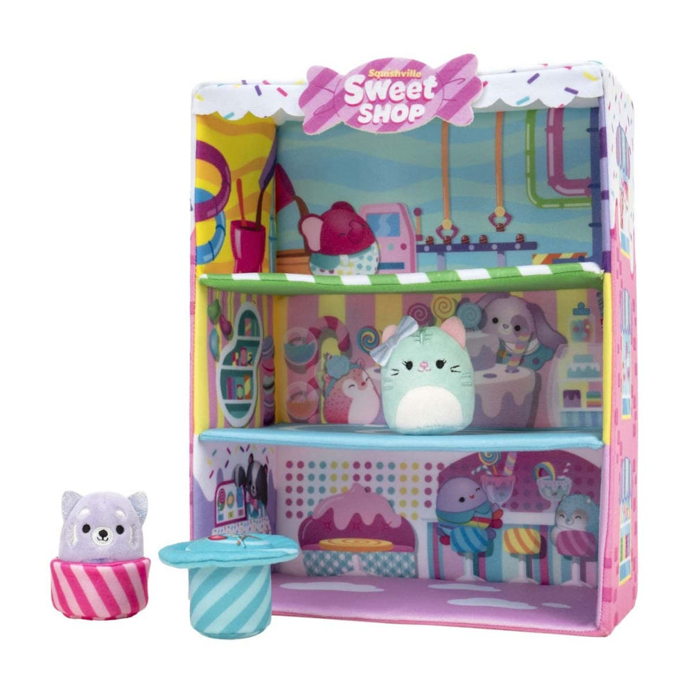 Squishville Sweet Shop front view for imaginative play and seasonal pretend treats