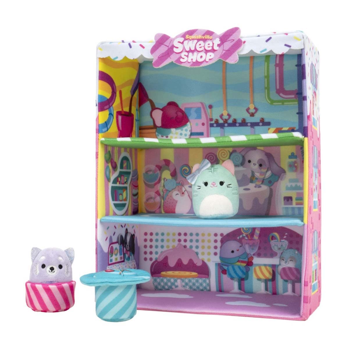 Squishville Sweet Shop front view for imaginative play and seasonal pretend treats