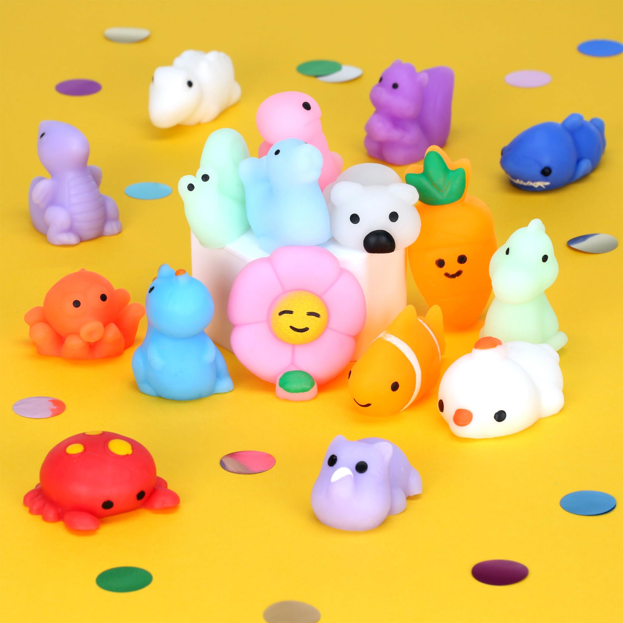 SQUOCHI mochis squishies variety highlights textures for sensory exploration and tactile fun