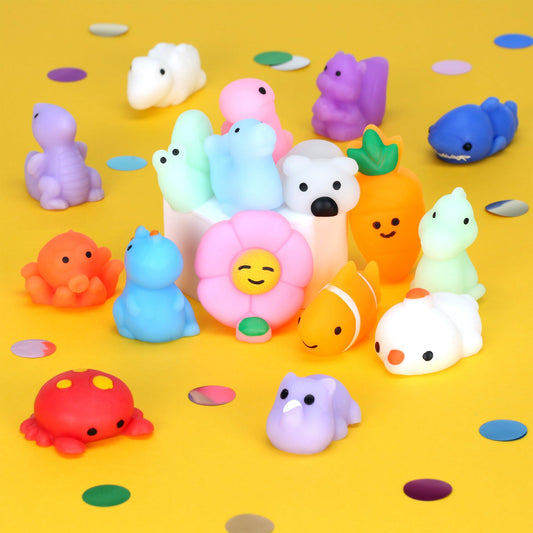 SQUOCHI mochis squishies variety highlights textures for sensory exploration and tactile fun