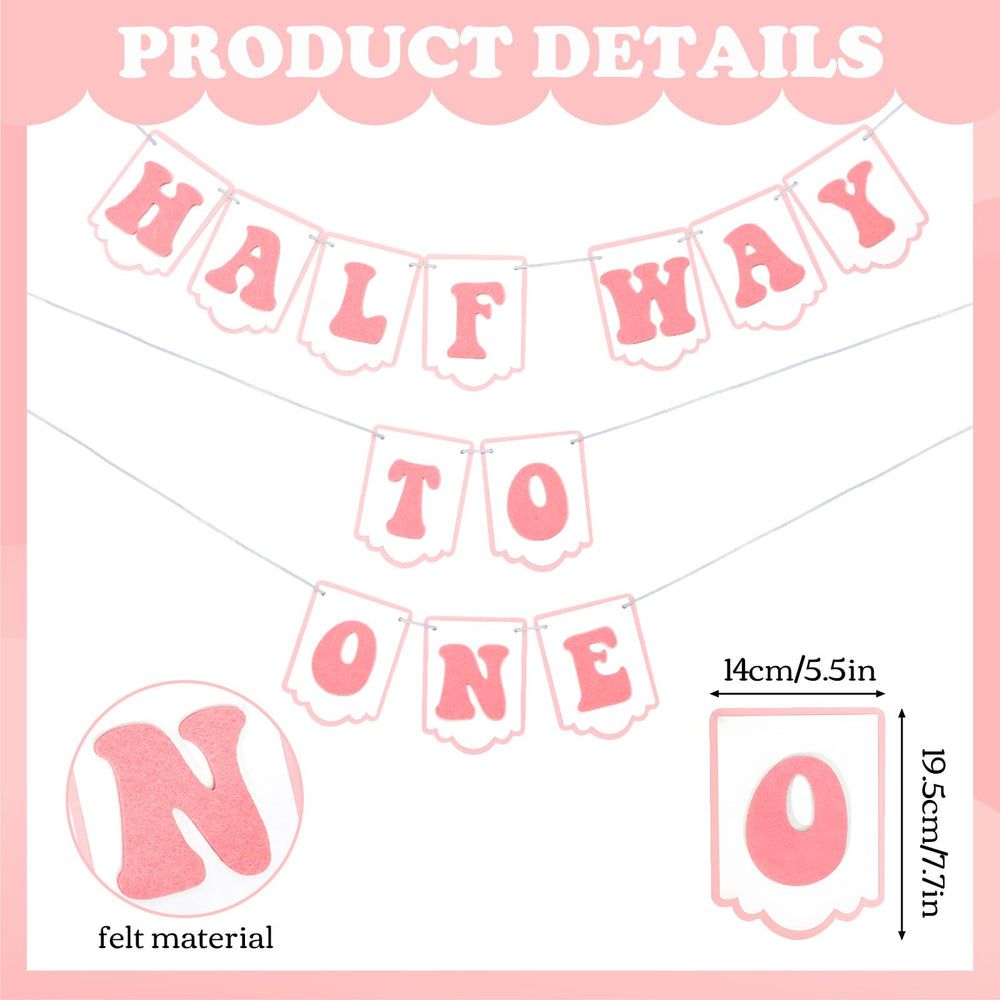 Squway banner full length 80in pink is easy to hang and decorate