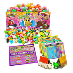 SqwishLand Bulk Box Series 6 mini squishy animals, perfect for party favors and classroom rewards.