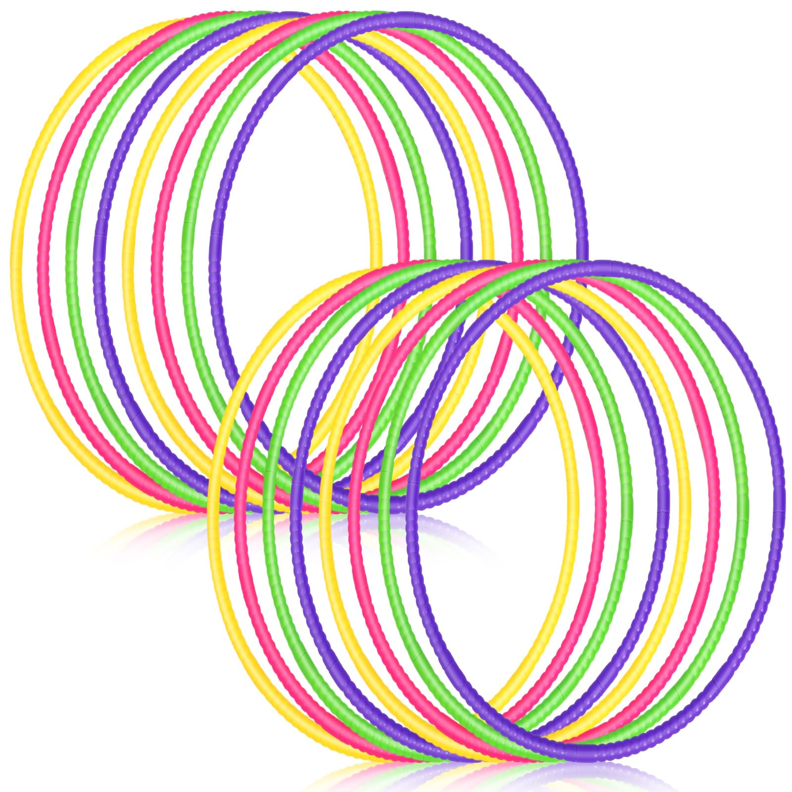 Sratte 8-pcs color hoops set for easy assembly and colorful decor
