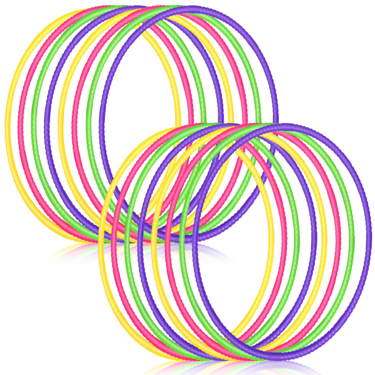 Sratte 8-pcs color hoops set for easy assembly and colorful decor