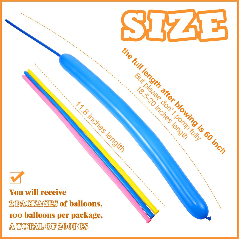 Sratte balloon animals kit offers creative shapes for kids' parties.