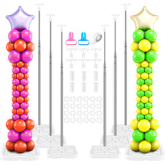 Sratte balloon column stand base provides stable support for decorations.