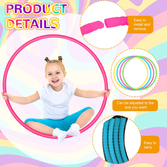 Sratte detachable adjustable hoop assembly demonstrated for easy size customization.