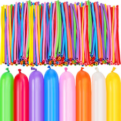 Sratte graduation balloons in rainbow colors for bold arch decorations.