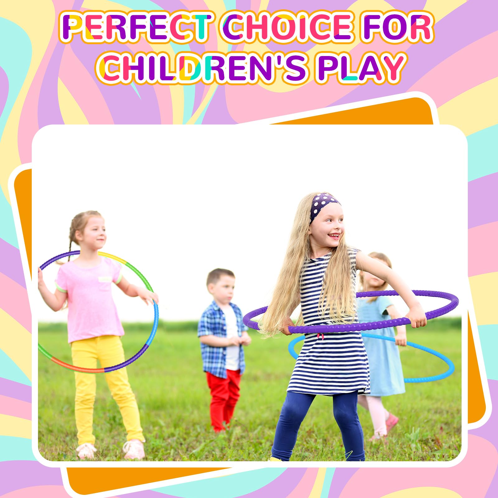 Sratte party game prop hoop for festive backyard play