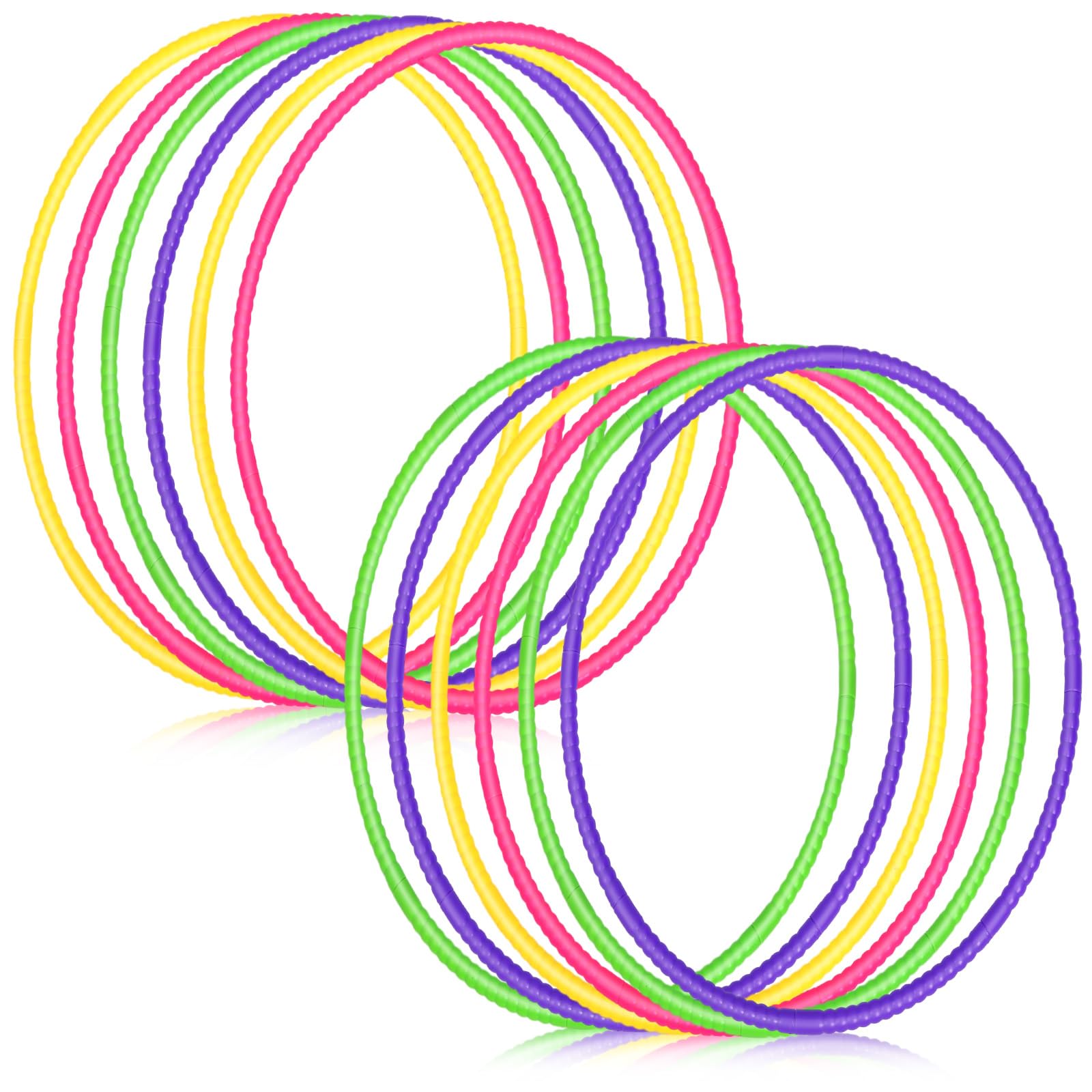 Sratte toy hoop 12pcs assembly showing easy setup for kids' fun