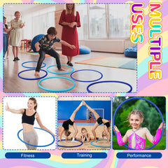 Sratte durable plastic hoop designed for outdoor play and long life.