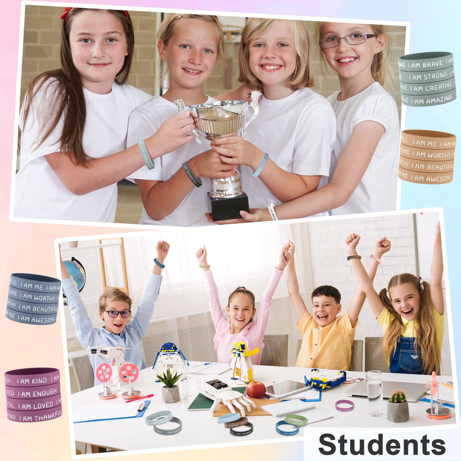 Sratte wristbands ideal as party favors and classroom prizes for events.