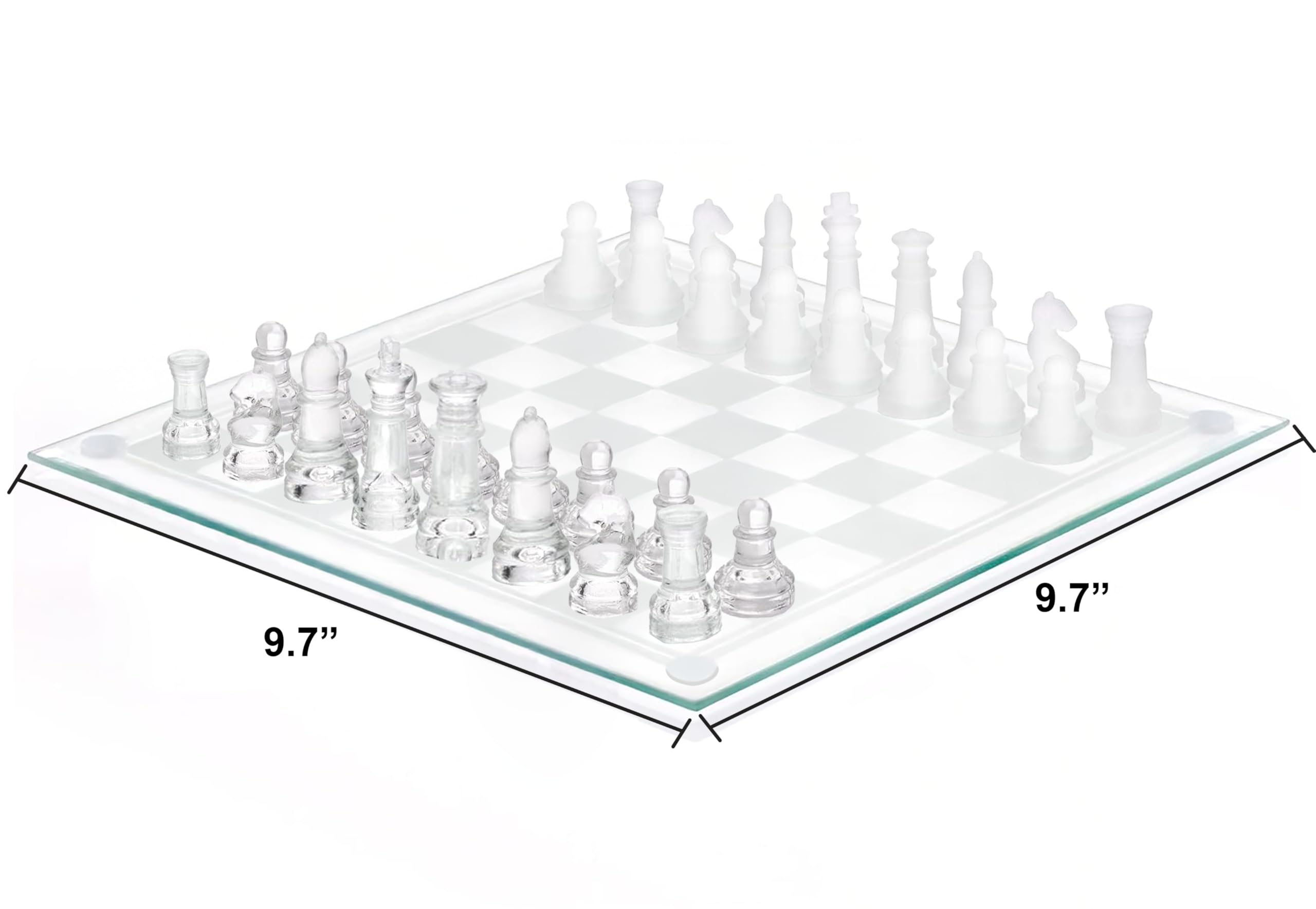 Srenta clear pieces with high-contrast design for quick recognition during play