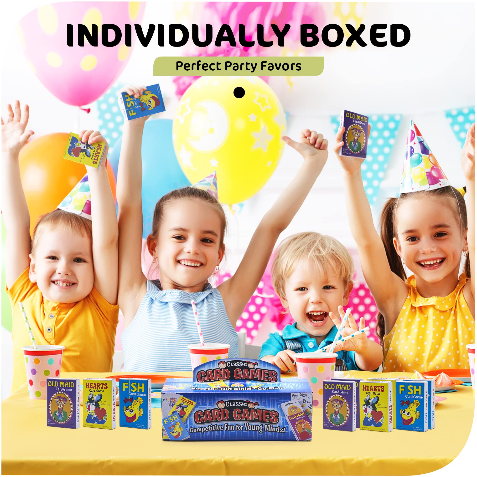 Srenta easy-to-handle cards designed for ages 4-9