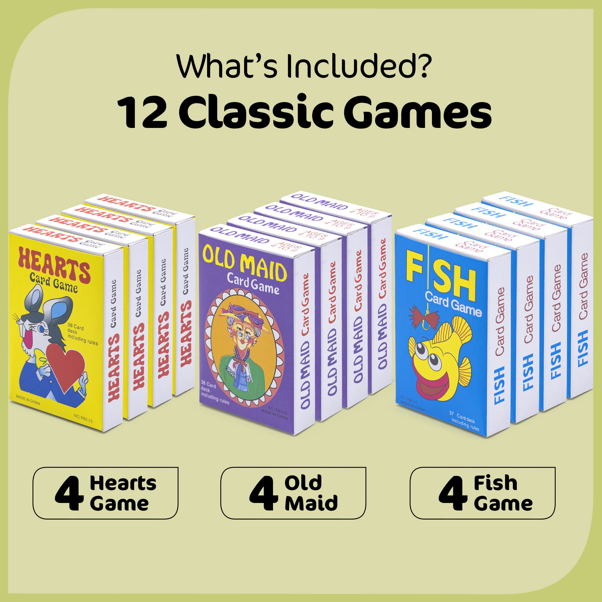 Srenta Hearts deck for quick, friendly family game rounds