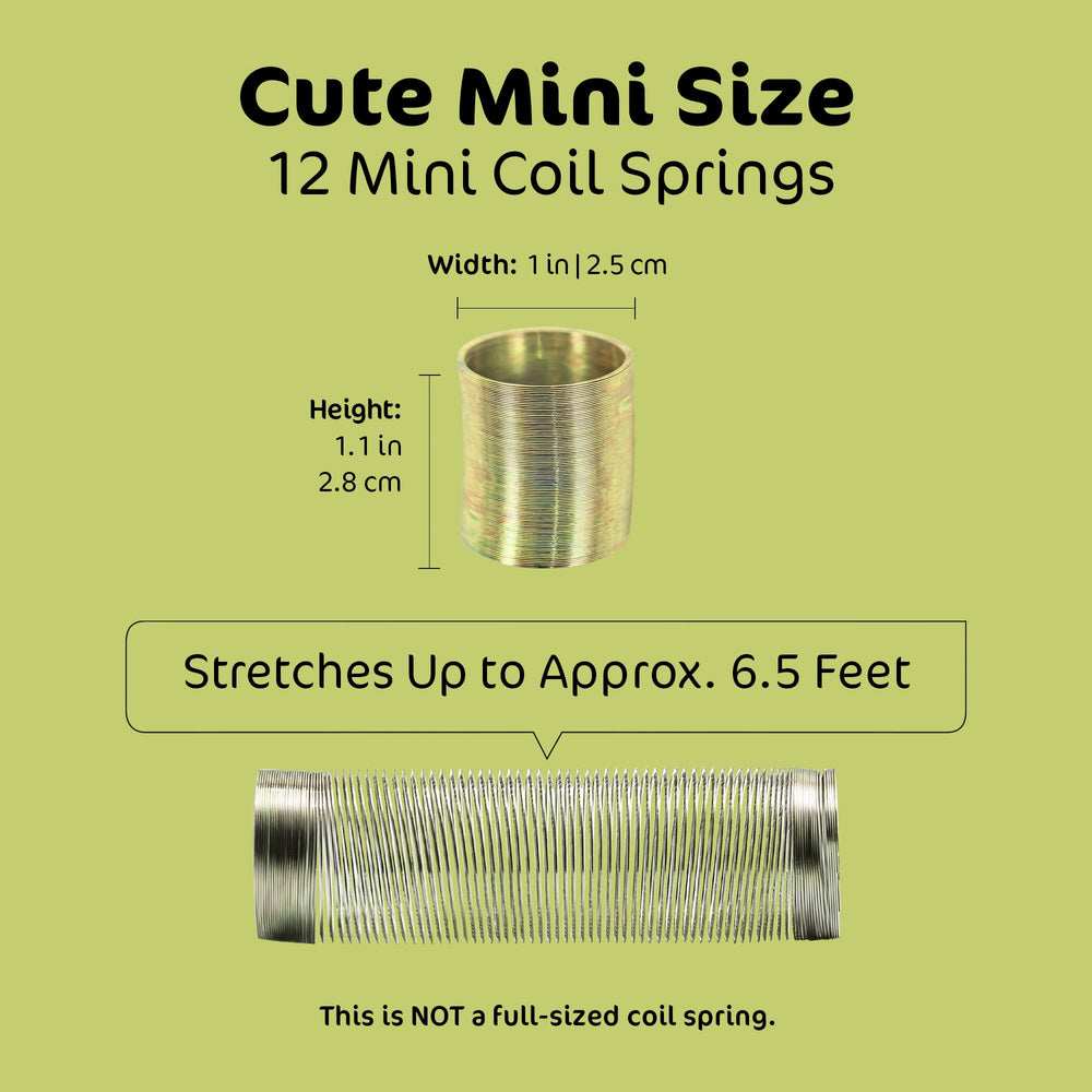 Srenta kids party favors coil spring for creative play.