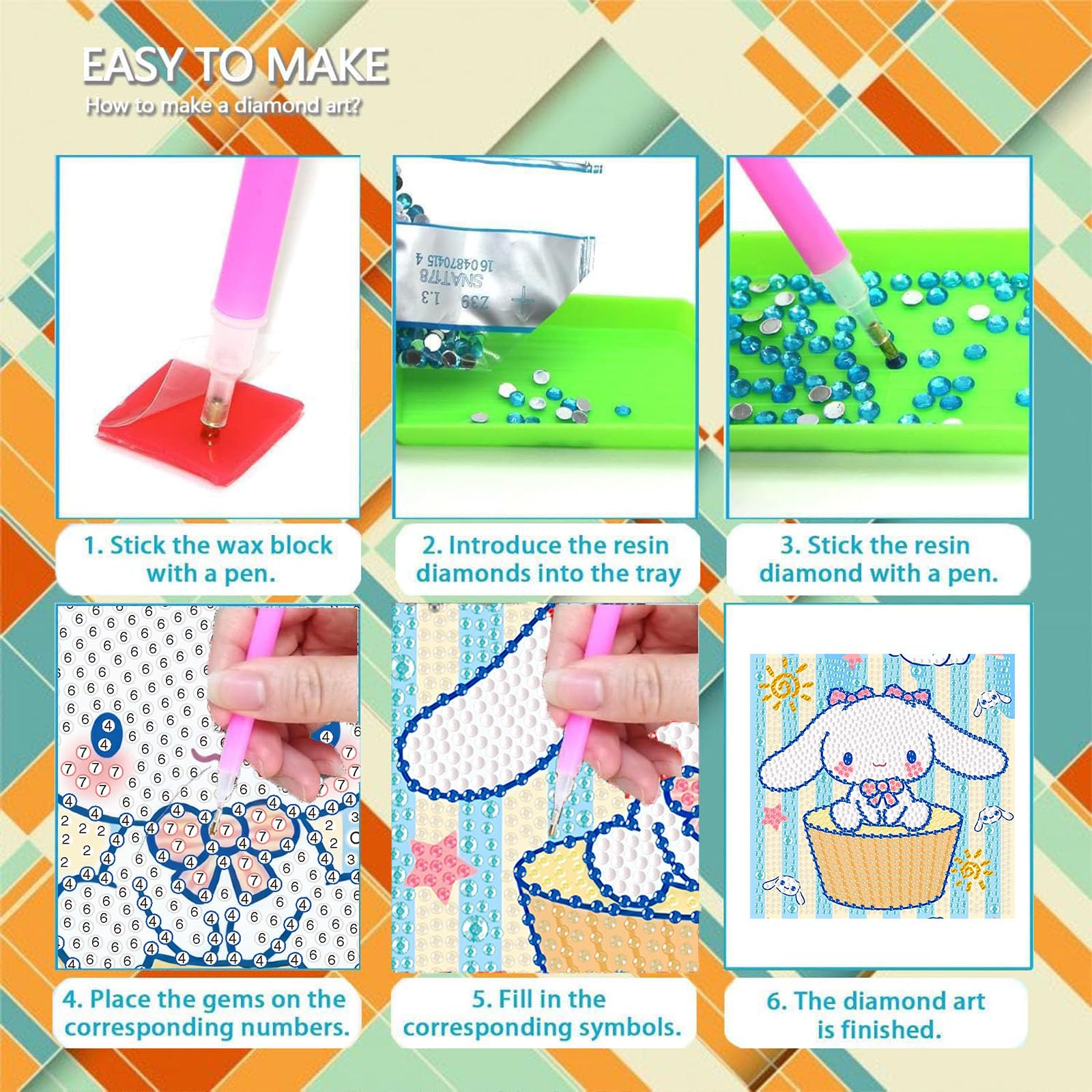Sretoul 6x6 inch designs enable quick, satisfying creative play.