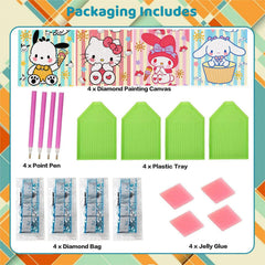 Sretoul Diamond Art Kit tools photo showing complete kid crafting set.