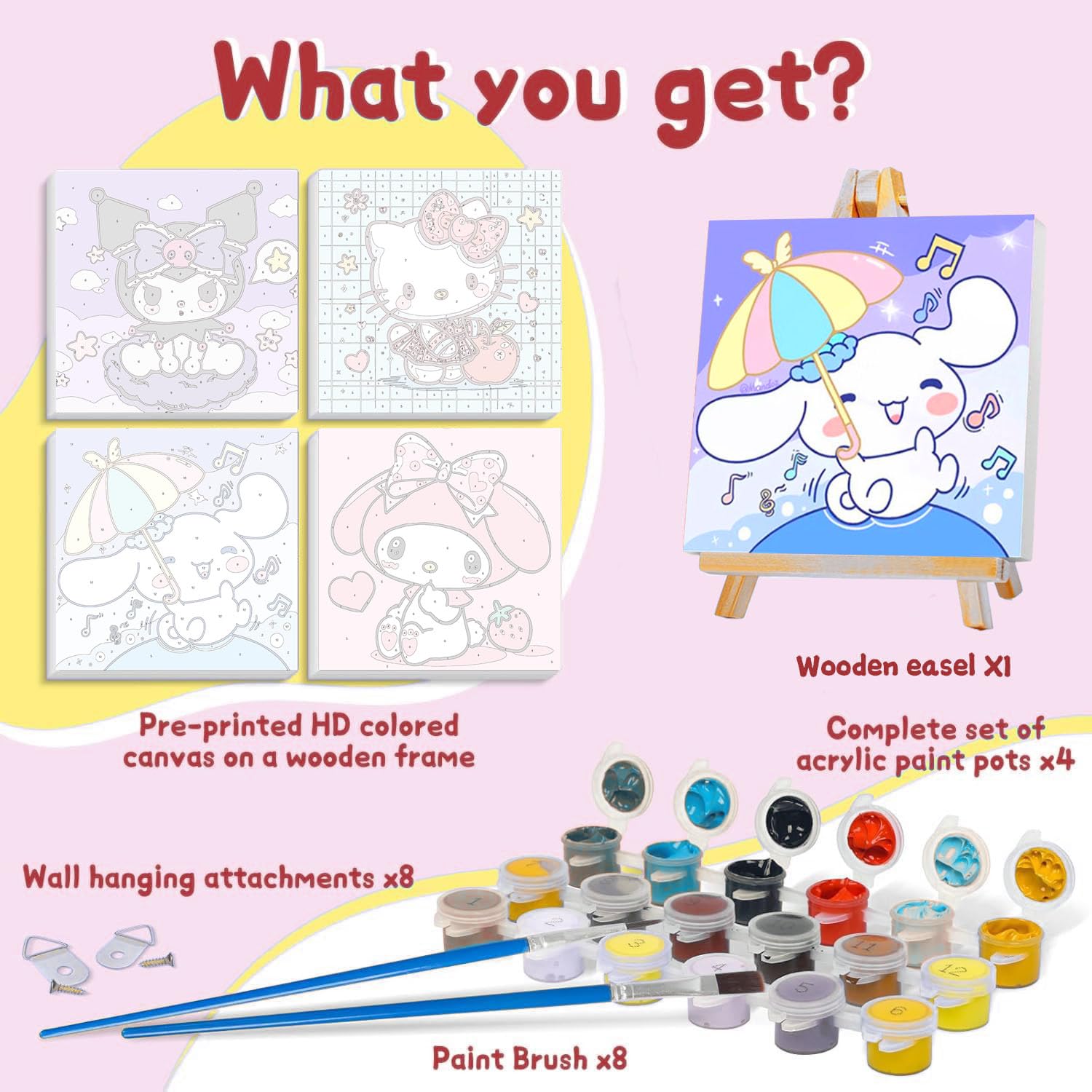 Sretoul acrylic paint set for kids with vibrant colors for projects
