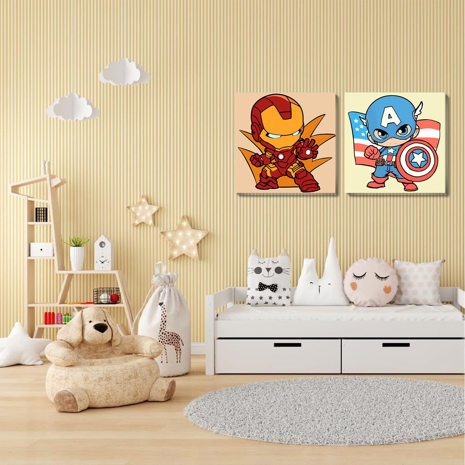 Sretoul ready-to-hang finish helps display finished artwork proudly.