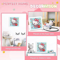 Glossy bright diamonds in Sretoul cartoon art set
