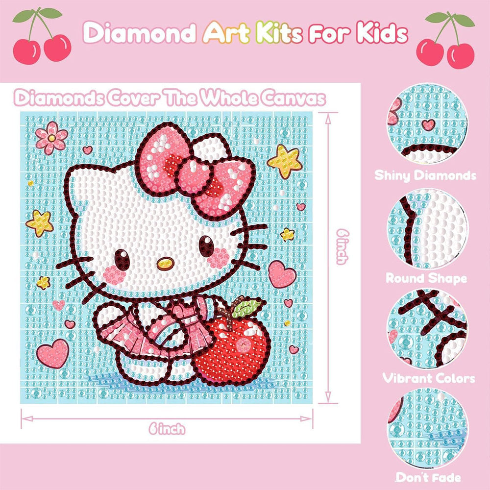 Pre-printed canvas from Sretoul diamond art kit for quick start