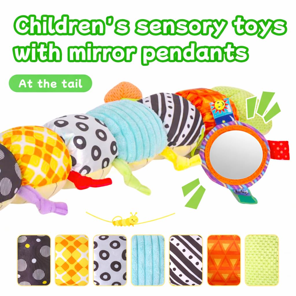 SRICH plush material and safe stitching ensure gentle grips during teething and exploration