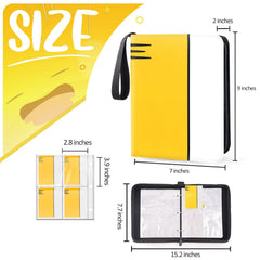 SRISE binder open layout demonstrates easy access and organization for your cards