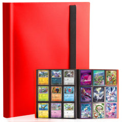SRISE card binder 9-pockets front view for easy access and display.