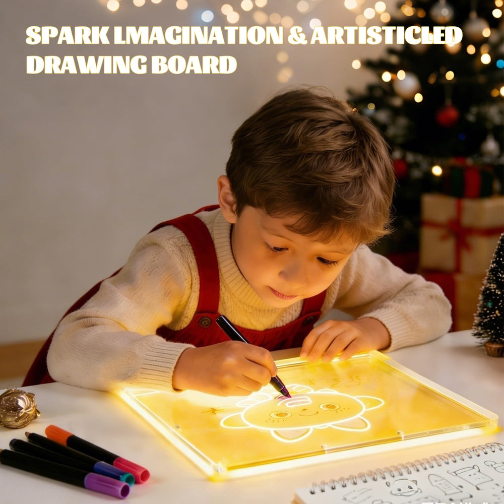 Srkmxzr 14-marker set for Lumiboard enhances colorful doodles