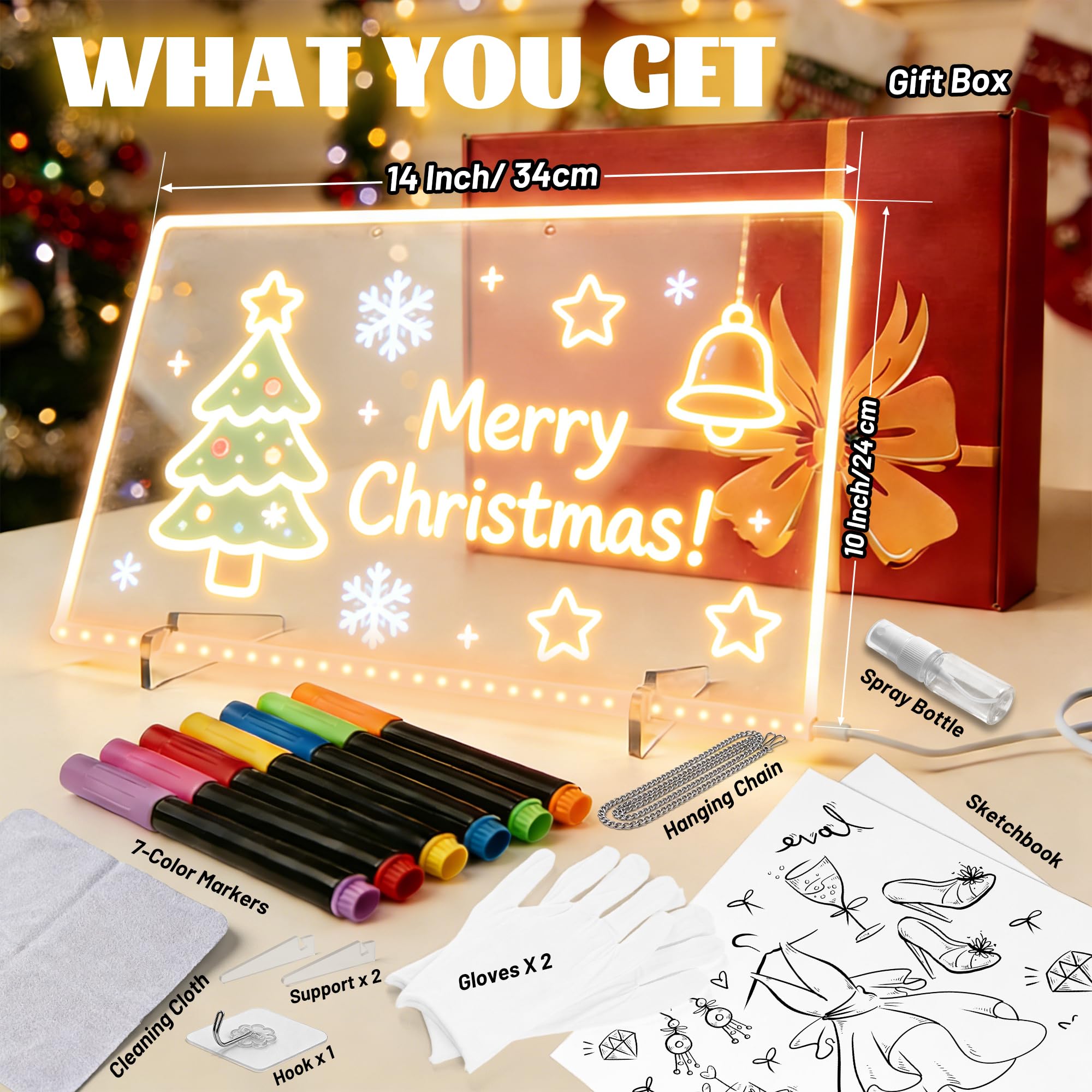 Srkmxzr LED drawing board wall-mount kit enables flexible study spaces