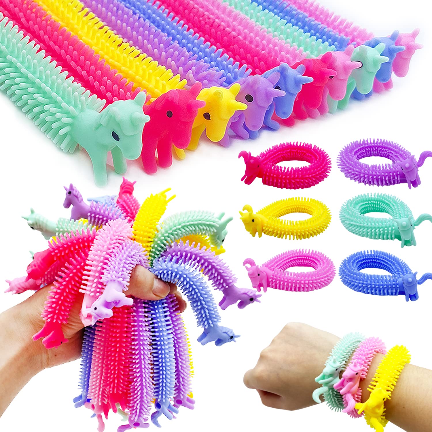 Srmayyi stretchy string toy colorful bundle for sensory play and stress relief