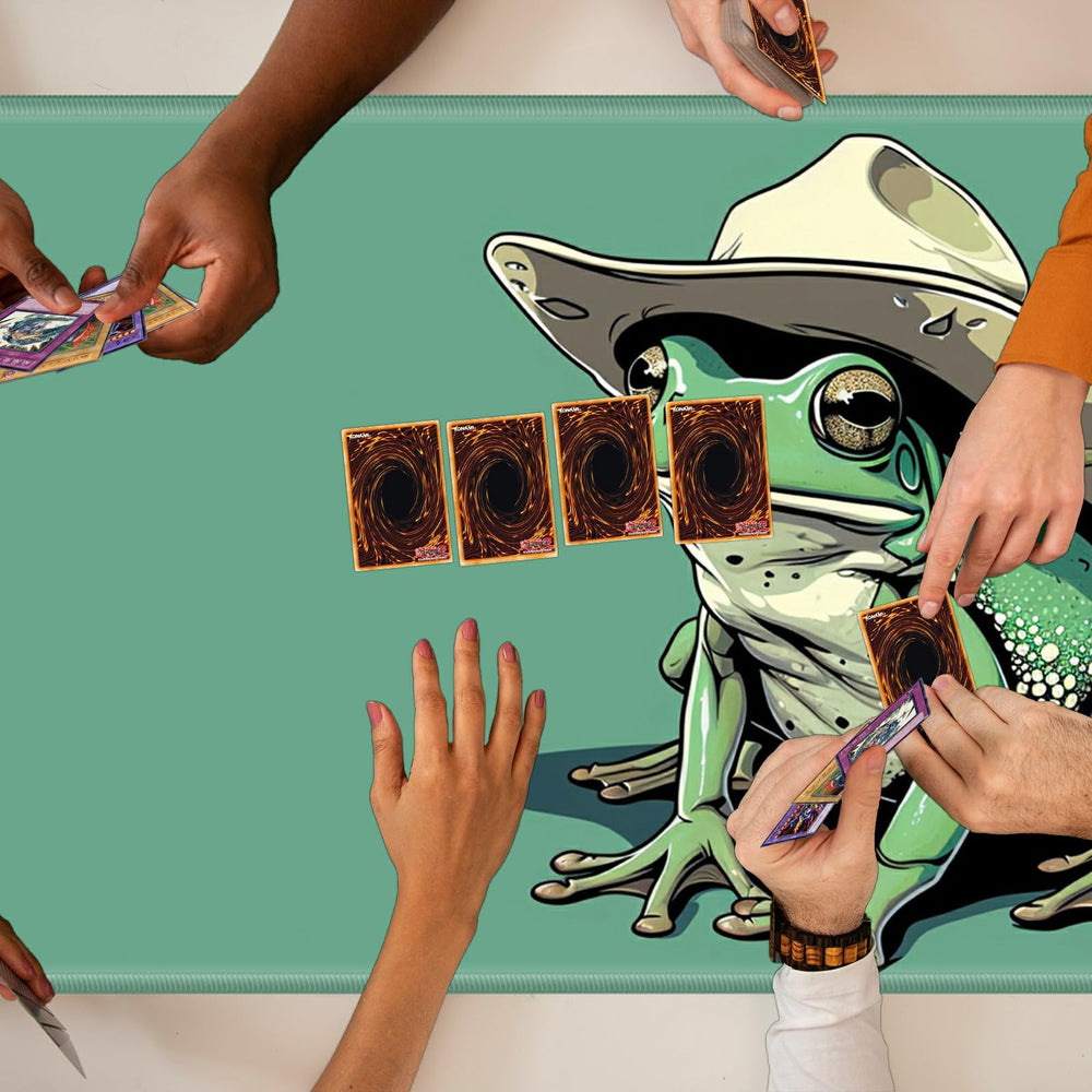 SROJDHFJB Multi-use gaming mat versatile for MTG, RPG, and card games.