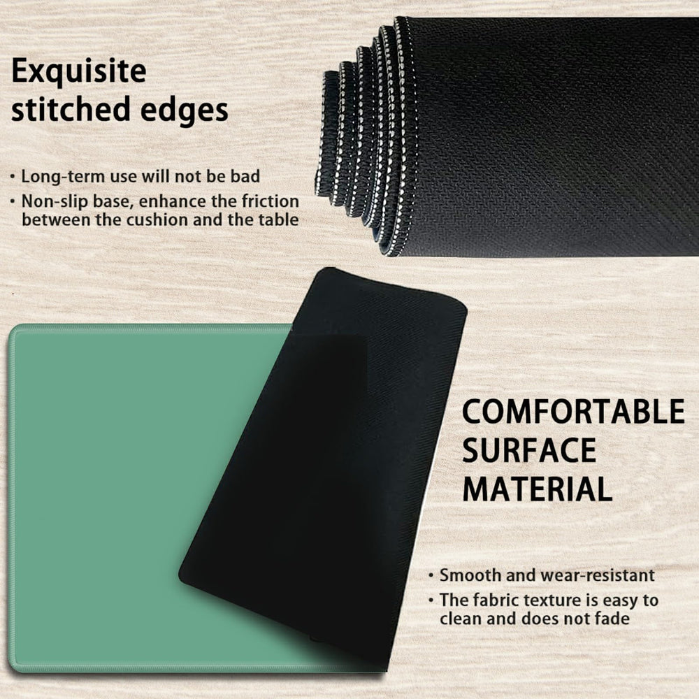 SROJDHFJB Soft-surface gaming mat offers comfortable card handling.