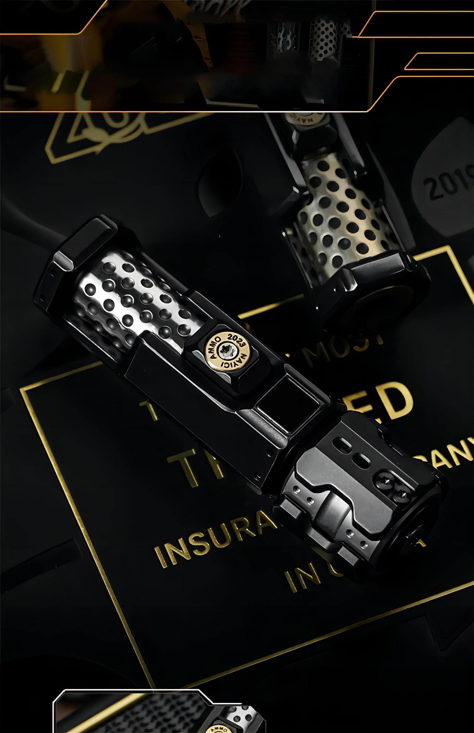 SRTODTG durable aluminum and zinc alloy construction for everyday use.