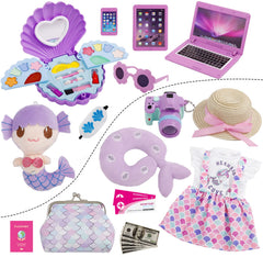 Srua Don 18-inch doll clothes travel gear set for stylish adventures