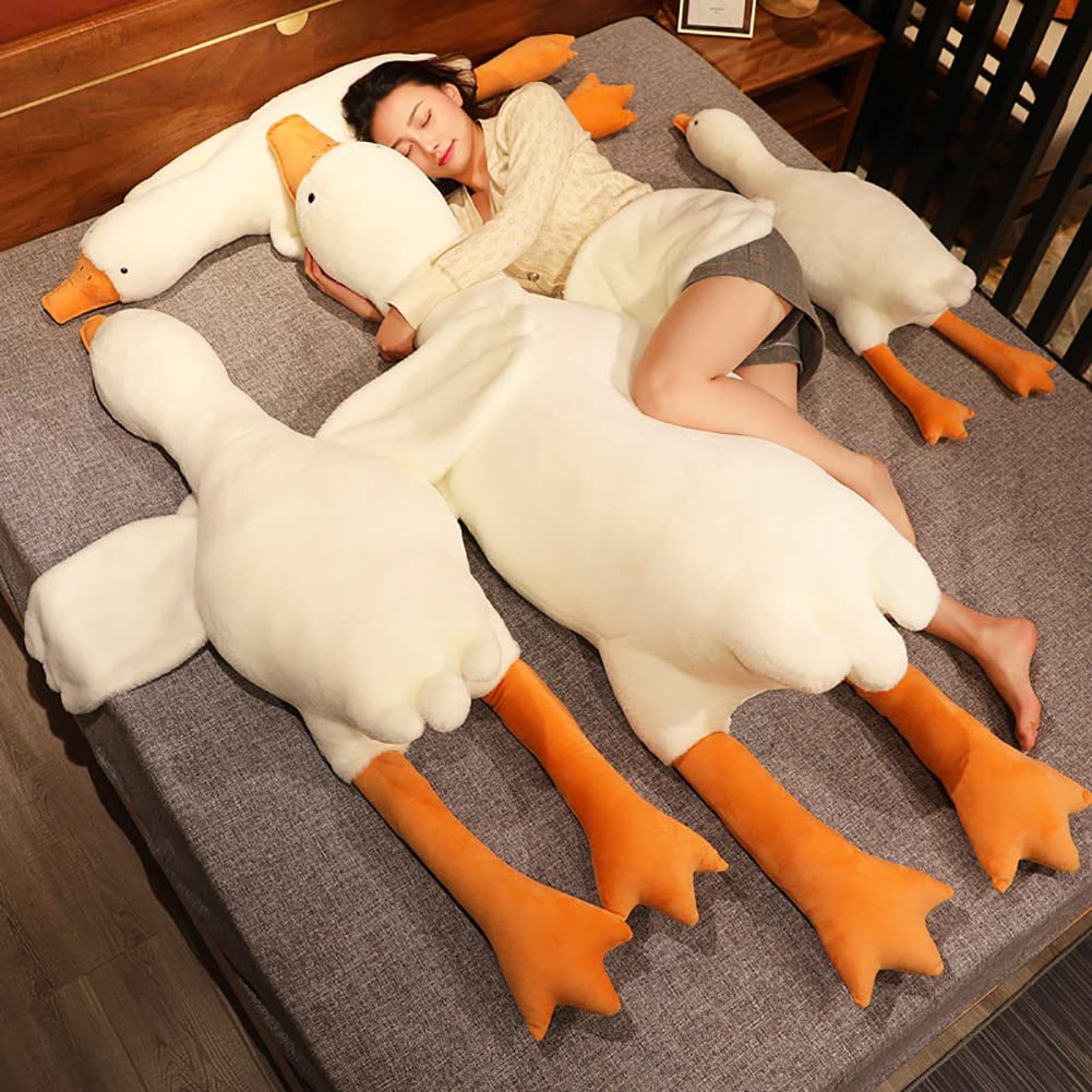 Srutirbo goose plush with invisible zipper for easy washing and filling