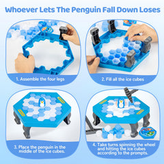 SS Save Penguin on Ice: ice platform assembled for game