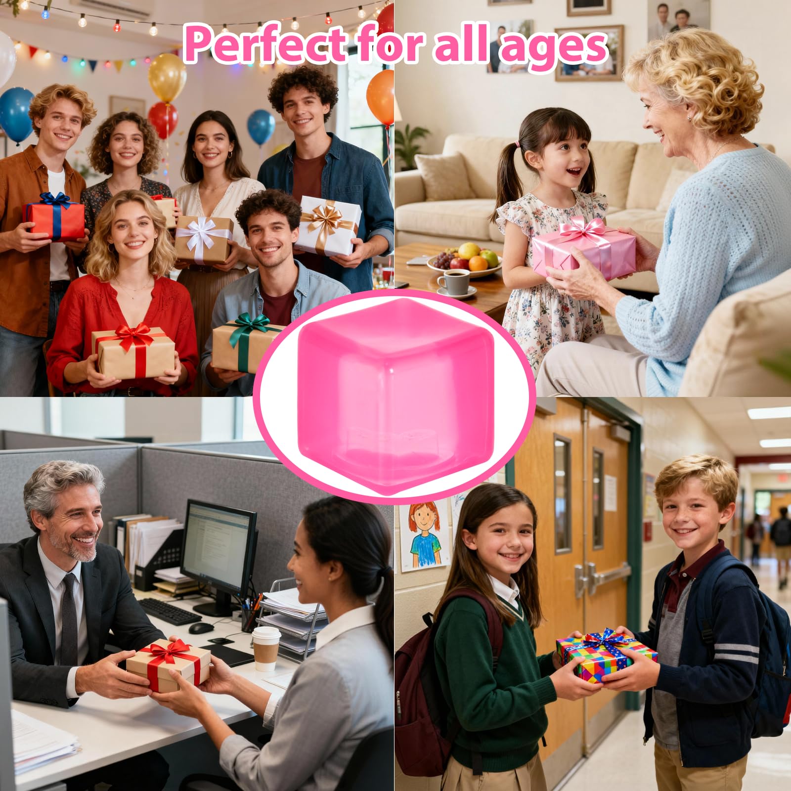 Ssqauvig desk-use shot suggests a compact office-friendly fidget companion